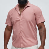 Camisa Abotonada Ryland Short Sleeve - Color De Malva