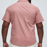 Camisa Abotonada Ryland Short Sleeve - Color De Malva