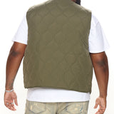 Chaleco Layer Up Quilted - Oliva