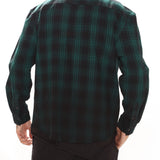 Camisa Sunset Dip Dye Flannel - Green/Black