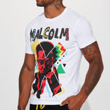 Camisa De Manga Corta Malcolm X 90's Artist Edition - Blanco