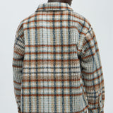 Shacket Move Up Plaid - Bronceado/Multicolor