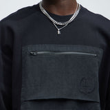 Sudadera LA Front Crewneck - Negro