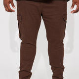 Pantalones Tipo Cargo Kyle - Dark Brown