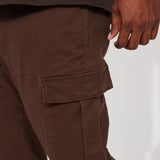 Pantalones Tipo Cargo Kyle - Dark Brown