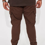 Pantalones Tipo Cargo Kyle - Dark Brown