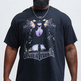 Camisa De Manga Corta WWE Undertaker Deadman Forever - Negro