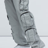 Pantalón I Got You Cargo Pockets Nylon - Gris