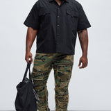Pantalón Put Me Through Cargo Slim - Camuflaje