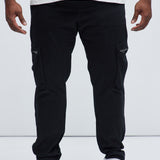 Pantalones Tipo Cargo Don't Snap At Me - Negro