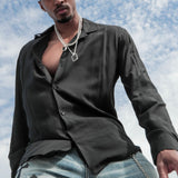 Camisa Abotonada Dawson - Negro