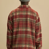 Camisa Tondo Plaid Over - Rojo/Combinado