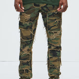Pantalón Put Me Through Cargo Slim - Camuflaje