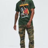Pantalón Put Me Through Cargo Slim - Camuflaje
