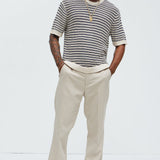 Camiseta Westville Knitted Stripe - Crema/Combinación