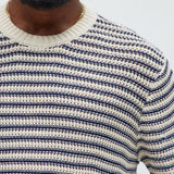 Camiseta Westville Knitted Stripe - Crema/Combinación