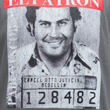 Camisa De Manga Corta El Patron Pablo Escobar - Carbón