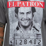 Camisa De Manga Corta El Patron Pablo Escobar - Carbón