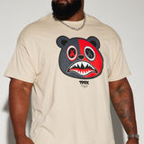 Camisa De Manga Corta 199X Bear - Bronceado