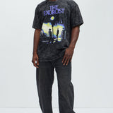 Camisa De Manga Corta The Exorcist Vintage Oversized - Negro
