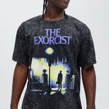 Camisa De Manga Corta The Exorcist Vintage Oversized - Negro