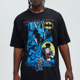 Camisa De Manga Corta Batman & The Penguin - Negro