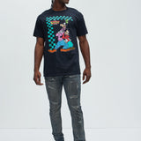 Camisa De Manga Corta Disney Goofy Movie Oversized - Negro