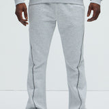 Pantalón Deportivo Tyson Trust Me Skinny Flare Contrast - Gris Suave