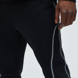 Pantalón Deportivo Tyson Trust Me Skinny Flare Contrast - Negro