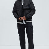 Pantalón Tipo Cargo De Nylon Put Me On Something - Negro