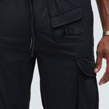 Pantalón Tipo Cargo De Nylon Put Me On Something - Negro