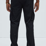 Pantalón Tipo Cargo De Nylon Put Me On Something - Negro