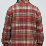 Camisa Tondo Plaid Over - Rojo/Combinado
