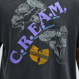 Camisa De Manga Corta Wu Tang Clan C.R.E.A.M. Oversized - Negro