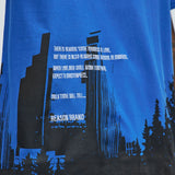 Camisa De Manga Corta Work Together - Azul