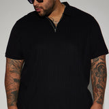 Camisa Polo Caddie Short Sleeve - Negro