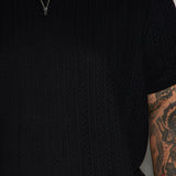 Camisa Polo Caddie Short Sleeve - Negro