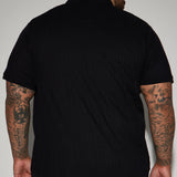 Camisa Polo Caddie Short Sleeve - Negro