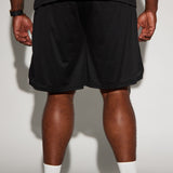 Shorts Lakers Behind The Back Mesh - Amarillo Negro