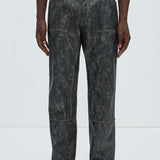 Pantalón Marley Wash Carpenter Straight - Negro/Combinado