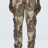 Pantalón I Got You Cargo Pockets Nylon - Camuflaje
