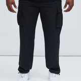 Pantalón Tipo Cargo De Nylon Put Me On Something - Negro