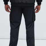 Pantalón Tipo Cargo De Nylon Put Me On Something - Negro