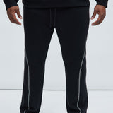 Pantalón Deportivo Tyson Trust Me Skinny Flare Contrast - Negro