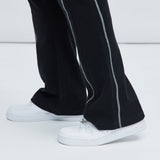 Pantalón Deportivo Tyson Trust Me Skinny Flare Contrast - Negro