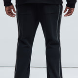 Pantalón Deportivo Tyson Trust Me Skinny Flare Contrast - Negro