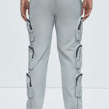 Pantalón I Got You Cargo Pockets Nylon - Gris