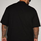Camisa Abotonada Boca - Negro