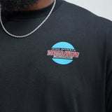 Camisa De Manga Corta Anime Moto Club - Negro