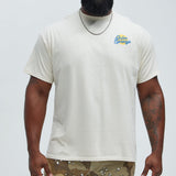Camisa De Manga Corta Palm Springs Lounge - Crema